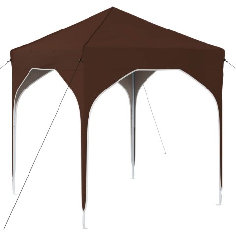VidaXL Namiot imprezowy rozkładany 194 x 194 x 245 cm brązowy