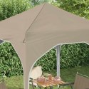 VidaXL Namiot imprezowy rozkładany 194 x 194 x 245 cm kremowy
