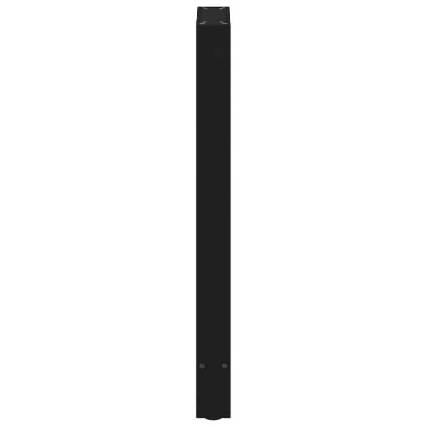 VidaXL Nogi do stołu barowego czarne 2 szt. 40x(90-91) cm stal