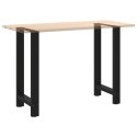 VidaXL Nogi do stołu barowego czarne 2 szt. 40x(90-91) cm stal