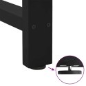 VidaXL Nogi do stołu barowego czarne 2 szt. 40x(90-91) cm stal