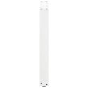 VidaXL Nogi do stołu jadalnego w kształcie litery U 2 szt. Białe 70x(72-73) cm Stal