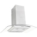 VidaXL Okap kuchenny LED, wyspowy, stal nierdzewna, 90 cm, 756 m³/h