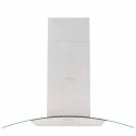 VidaXL Okap kuchenny LED, wyspowy, stal nierdzewna, 90 cm, 756 m³/h
