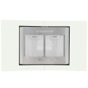 VidaXL Okap kuchenny LED, wyspowy, stal nierdzewna, 90 cm, 756 m³/h