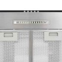 VidaXL Okap kuchenny LED, wyspowy, stal nierdzewna, 90 cm, 756 m³/h
