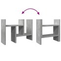 VidaXL Organizer na biurko, szarość betonu, 34,5x15,5x35,5 cm