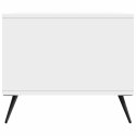 VidaXL Stolik kawowy Biały wysoki połysk 90 x 50 x 40 cm