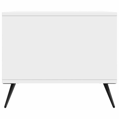 VidaXL Stolik kawowy Biały wysoki połysk 90 x 50 x 40 cm