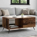 VidaXL Stolik kawowy Stare drewno 90 x 50 x 40 cm Drewno inżynieryjne