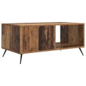 VidaXL Stolik kawowy Stare drewno 90 x 50 x 40 cm Drewno inżynieryjne