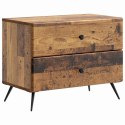 VidaXL Szafka Nocna z szufladą Stare drewno 62 x 34,5 x 47,5 cm