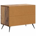 VidaXL Szafka Nocna z szufladą Stare drewno 62 x 34,5 x 47,5 cm