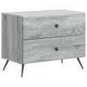 VidaXL Szafka Nocna z szufladą Szary Sonoma 62 x 34,5 x 47,5 cm
