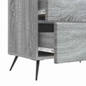 VidaXL Szafka Nocna z szufladą Szary Sonoma 62 x 34,5 x 47,5 cm