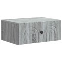 VidaXL Wisząca Szafka Nocna 2 szt. Szary Sonoma 49 x 34,5 x 20 cm