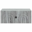VidaXL Wisząca Szafka Nocna 2 szt. Szary Sonoma 49 x 34,5 x 20 cm