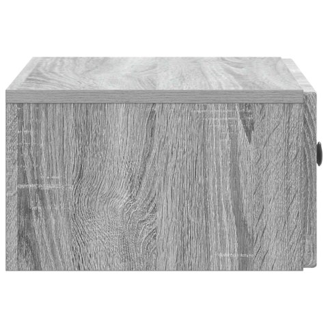 VidaXL Wisząca Szafka Nocna 2 szt. Szary Sonoma 49 x 34,5 x 20 cm