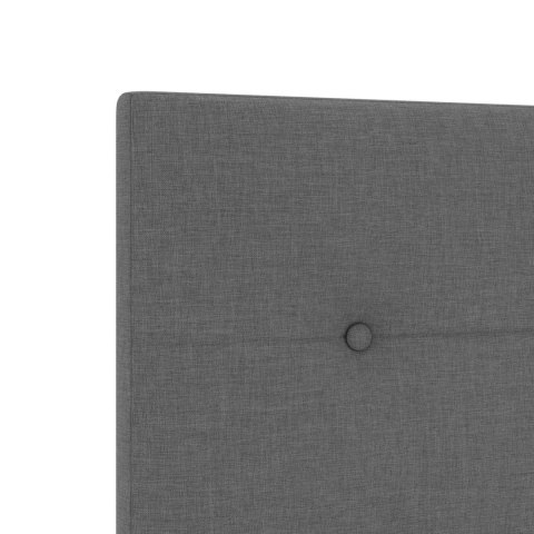 ŁÓŻKO BOX SPRING Z MATERACEM I LED CIEMNOSZARY 160 X 200 CM