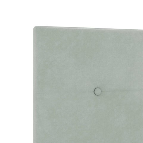 ŁÓŻKO BOX SPRING Z MATERACEM I LED JASNOSZARY 140 X 200 CM