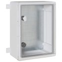 VidaXL Szafka sterownicza Szary 37 x 19,5 x 40 cm Plastik ABS