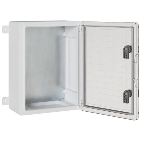 VidaXL Szafka sterownicza Szary 37 x 19,5 x 40 cm Plastik ABS