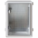 VidaXL Szafka sterownicza Szary 37 x 19,5 x 40 cm Plastik ABS