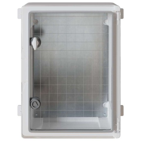 VidaXL Szafka sterownicza Szary 37 x 19,5 x 40 cm Plastik ABS