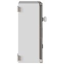 VidaXL Szafka sterownicza Szary 37 x 19,5 x 40 cm Plastik ABS
