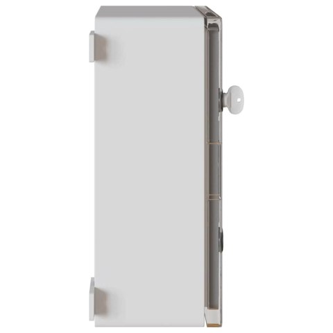 VidaXL Szafka sterownicza Szary 37 x 19,5 x 40 cm Plastik ABS