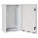 VidaXL Szafka sterownicza Szary 47 x 20 x 50 cm Plastik ABS