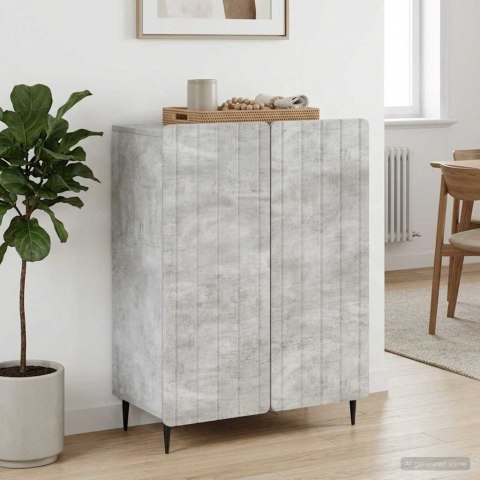 VidaXL Bufet Betonowy szary 66 x 34,5 x 92 cm Drewno inżynieryjne