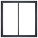 VidaXL Doniczka ogrodowa antracytowy 80 x 80 x 60 cm Stal zimnogięta