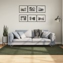 VidaXL Dywan HUARTE z krótkim włosiem, zielony, 140x200 cm