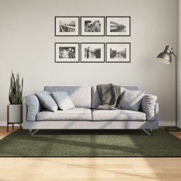 VidaXL Dywan HUARTE z krótkim włosiem, zielony, 140x200 cm