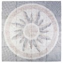 VidaXL Mozaikowe Płytki z Wzorem Słońca Wielokolorowe 120 x 120 cm