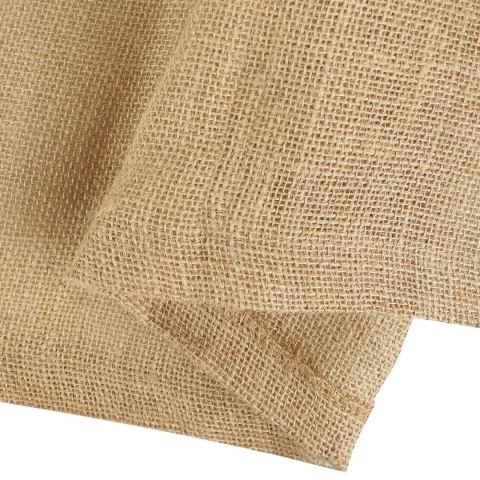VidaXL Obrus jutowy naturalny 140 x 140 cm 100% Juta Tossa