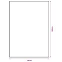 VidaXL Obrus jutowy naturalny 140 x 200 cm 100% Juta Tossa