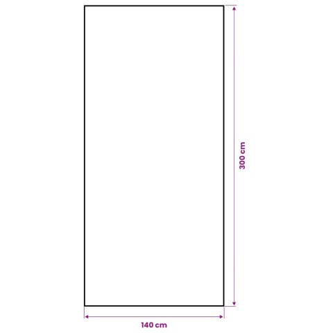 VidaXL Obrus jutowy naturalny 140 x 300 cm 100% Juta Tossa