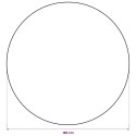 VidaXL Obrus jutowy naturalny Ø 180 cm 100% Juta Tossa