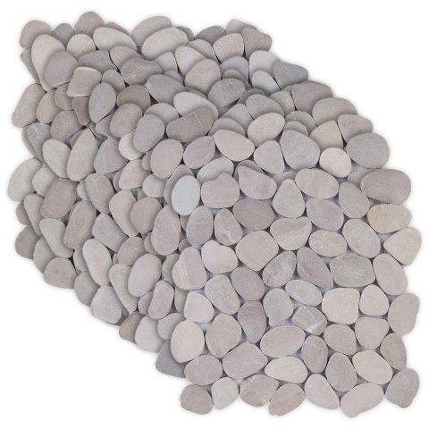 VidaXL Płytki Pebble Szarobeżowy 30 x 30 cm Kamień rzeczny