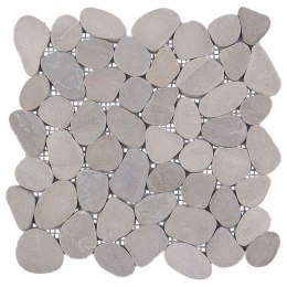 VidaXL Płytki Pebble Szarobeżowy 30 x 30 cm Kamień rzeczny