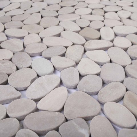 VidaXL Płytki Pebble Szarobeżowy 30 x 30 cm Kamień rzeczny