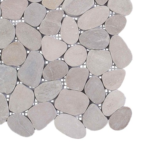 VidaXL Płytki Pebble Szarobeżowy 30 x 30 cm Kamień rzeczny
