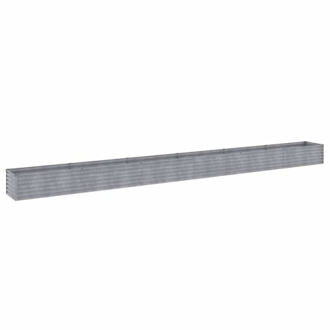 VidaXL Podwyższona grządka ogrodowa 580x50x36 cm, stal Corten