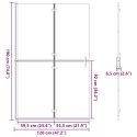 VidaXL Ściana prysznicowa Walk-In złoty 120 x 6,5 x 190 cm