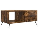 VidaXL Stolik kawowy Dąb wędzony 90 x 50 x 40 cm Drewno inżynieryjne