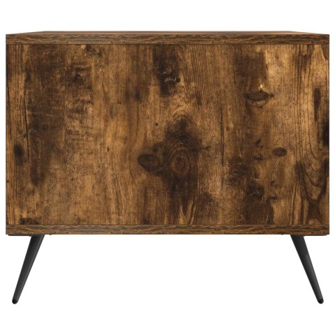 VidaXL Stolik kawowy Dąb wędzony 90 x 50 x 40 cm Drewno inżynieryjne