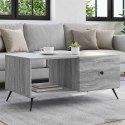 VidaXL Stolik kawowy Szary Sonoma 90 x 50 x 40 cm Drewno inżynieryjne
