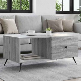 VidaXL Stolik kawowy Szary Sonoma 90 x 50 x 40 cm Drewno inżynieryjne